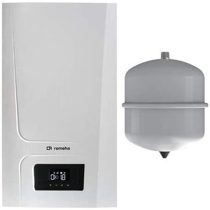 Remeha Tzerra Ace-Matic 28C CW4 (80/80) + Reflex N Expansievat 18 Liter 1 Bar Grijs