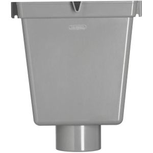 Vergaarbak - Grijs - 70 mm - Kunststof