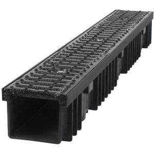 Afvoergoot - Gietijzeren Rooster - 1000 x 130 x 105 mm - Klasse B125