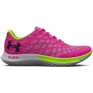 Under Armour FLOW Velociti Wind 2 Neutralschuh Damen - Pink, Grün, Größe 40
