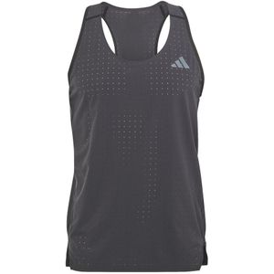 adidas Adizero Singlet Laufshirt Herren - Schwarz, Größe XL