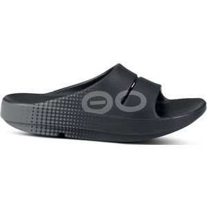 OOFOS Ooahh Sport Recoveryschuh - Dunkelgrau, Weiß, Größe 45