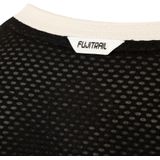 ASICS Fujitrail Laufshirt Damen - Beige, Schwarz, Größe L