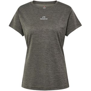Newline Pace Melange Laufshirt Damen - Beige, Größe XS