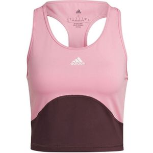 adidas High Intensity Cropped Tank-Top Damen - Pink, Größe XL