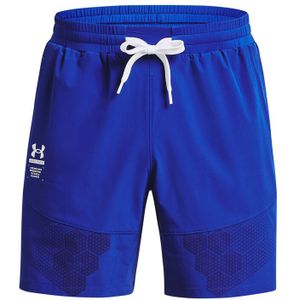 Under Armour Print Woven Shorts Herren - Blau, Größe XXL