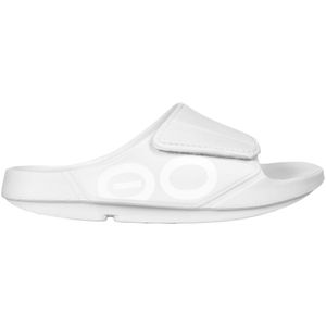 OOFOS OOahh Sport Flex Recoveryschuh - Weiß, Größe 45