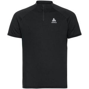 Odlo Crew Neck Half-Zip Essential Laufshirt Herren - Schwarz, Größe S