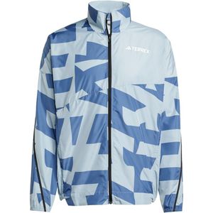 adidas Terrex MT Wind Laufjacke Herren - Hellblau, Blaugrau, Größe XL