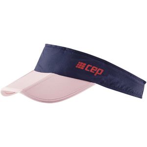 CEP The Run Visor - Dunkelblau, Rosa