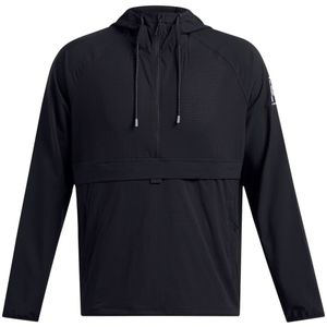 Under Armour Run Anywhere Anorak Laufjacke Herren - Schwarz, Grün, Größe XXL