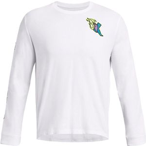 Under Armour Run Everywhere Lauftop Herren - Weiß, Blau, Größe L