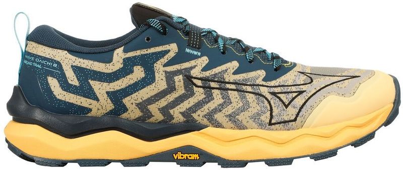 Mizuno Wave Daichi 8 Trailschuh Herren - Gelb, Schwarz, Größe 43