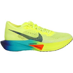 Nike ZoomX Vaporfly 3 Wettkampfschuh Herren - Neongelb, Blau, Größe 42.5