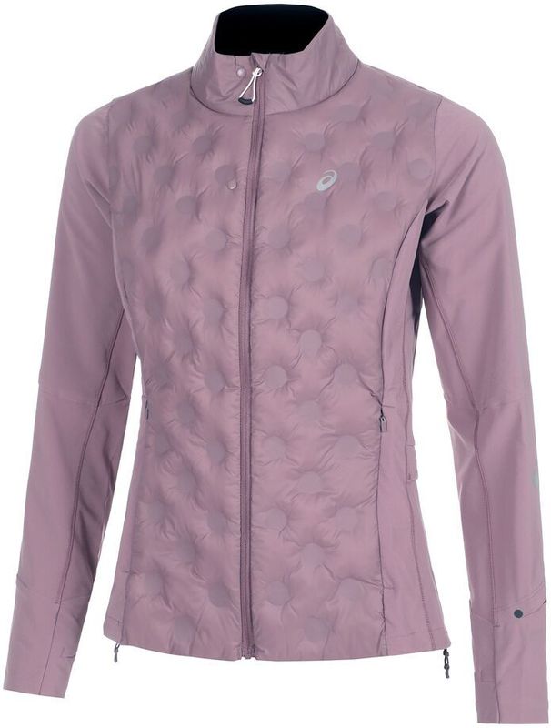 ASICS Road Winter Laufjacke Damen - Berry, Größe XL