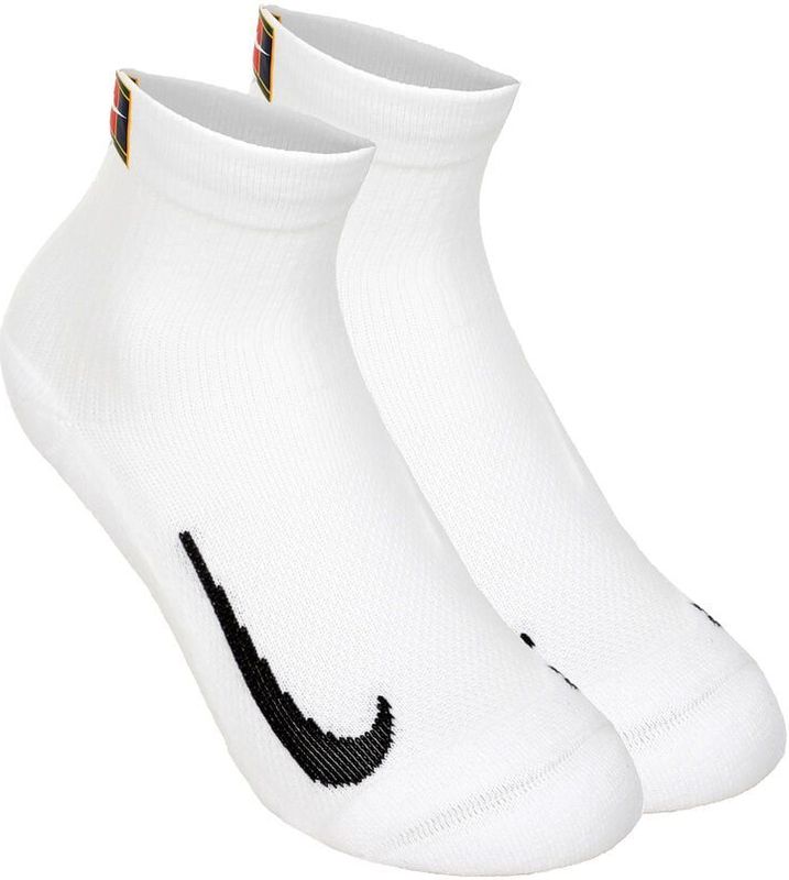 Nike Court Multiplier Max Sportsocken 2er Pack - Weiß, Schwarz, Größe 34-38