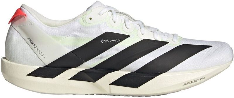 adidas Adizero Adios 9 Wettkampfschuh Herren - Weiß, Schwarz, Größe 42 2/3