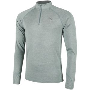 Puma Velocity Cloudspun 1/4 Zip Longsleeve Laufshirt Herren - Grün, Größe L