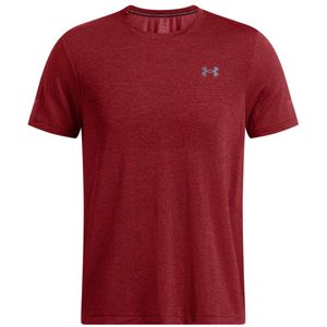 Under Armour Seamless Stride Laufshirt Herren - Rot, Größe L