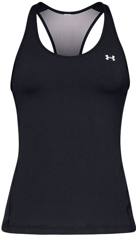 Under Armour Heatgear Racer Tank-Top Damen - Schwarz, Silber, Größe XS