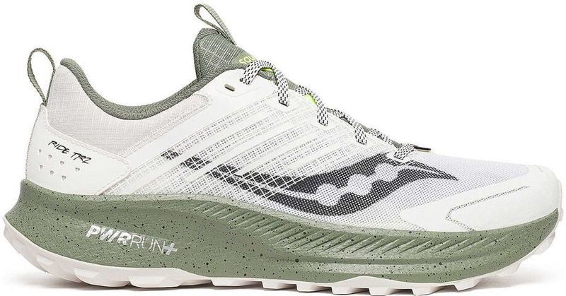 Saucony Ride TR2 Trailschuh Herren - Weiß, Oliv, Größe 48