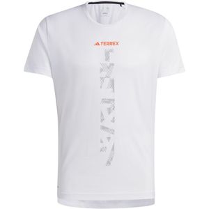 adidas Agravic Laufshirt Herren - Weiß, Größe XXL