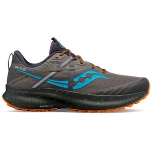 Saucony Ride 15 TR Trailschuh Herren - Grau, Braun, Größe 46