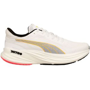 Puma Magnify Nitro 2 Neutralschuh Herren - Weiß, Gelb, Größe 44