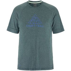 Craft Pro Trail Wool Laufshirt Herren - Blaugrau, Größe L