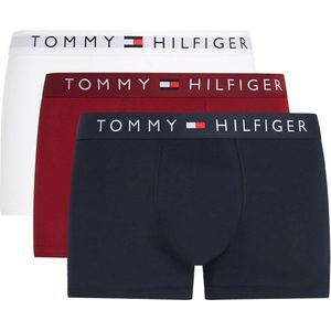 Tommy Hilfiger boxershorts 3-pack rood-wit-blauw