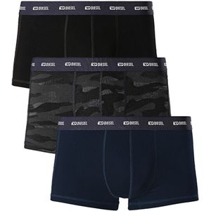 Diesel Boxershort Damien 3-pack blauw-zwart