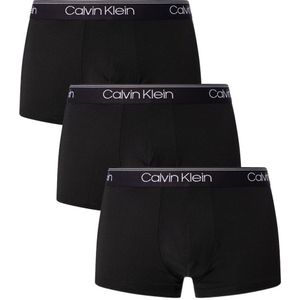 Calvin Klein boxers Trunk microfiber 3-pack zwart