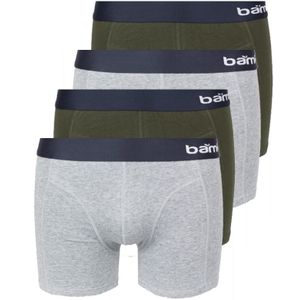 Apollo Bamboe boxershorts 4-pack grijs