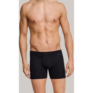 Schiesser Authentic boxershort met gulp 2-pack zwart