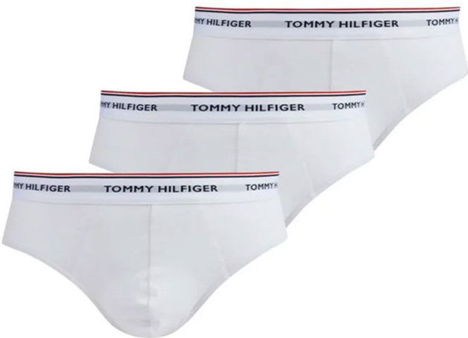 Tommy Hilfiger Heren slips essential 3-pack wit