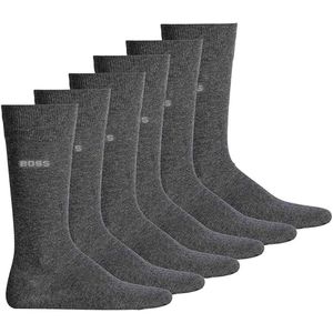 Boss Sokken 6-paar grijs