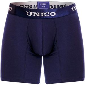 Mundo Unico boxershort long Microfiber blauw