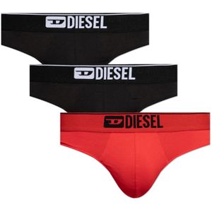 Diesel Herenstring Rick zwart-rood