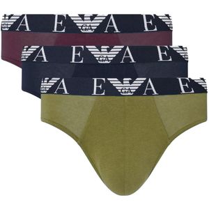 Armani slips 3-pack groen-blauw-rood