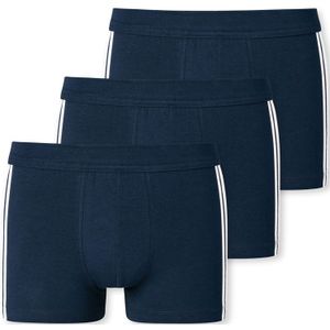 Schiesser Boxershorts 95/5 met zachte band blauw