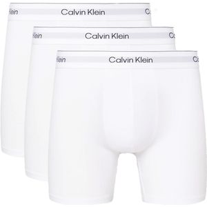 Calvin Klein Icon boxershort lang 3-pack wit