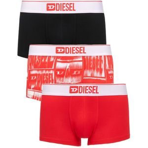 Diesel Boxershort Damien 3-pack rood-zwart