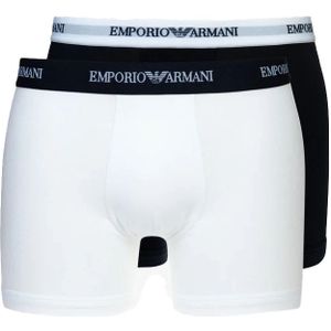 Armani Boxershorts Core 2-pack blauw-wit