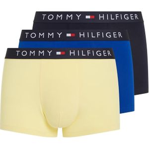 Tommy Hilfiger boxershorts 3-pack geel-blauw