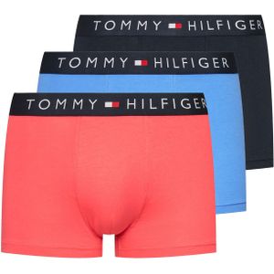 Tommy Hilfiger boxershorts 3-pack roze-blauw