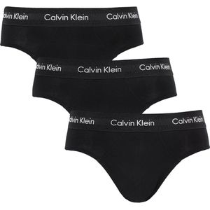 Calvin Klein Slips cotton stretch 3-pack zwart