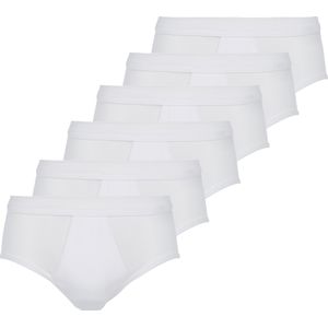 Schiesser Sportslip met gulp Essential 6-pack wit