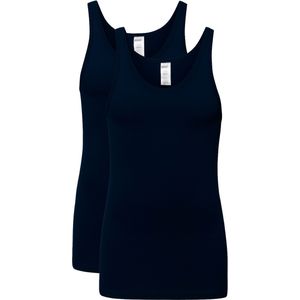 Schiesser hemden original classics 2-pack blauw