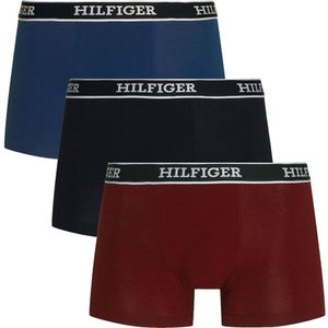 Tommy Hilfiger boxershorts 3-pack blauw-rood