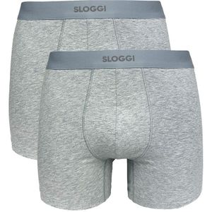 Sloggi men Ever Ease 2-pack short grijs